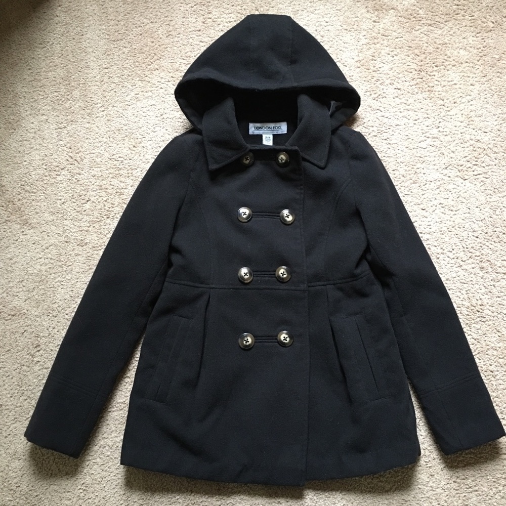 London Fog wool coat Girls 14/16 Great condition!!